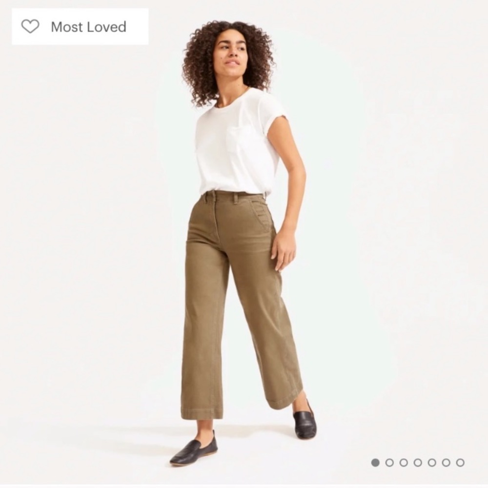 EVERLANE Wide leg crop pant